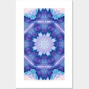 Snowflake seamless Posters and Art